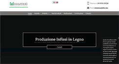 Desktop Screenshot of modafferiinfissi.com